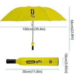 inpout Unique Folding Umbrella with Plastic Case Multicolor Pack Of 1 - Random Color image 4