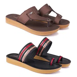 BERSACHE Pack Of 2 One Toe Flats-picture-42