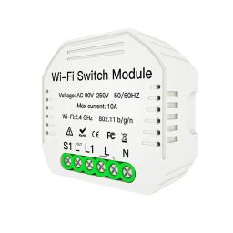 Smart WiFi Switch Relay for in Wall Light Switch, 3 Way Switches, Fans, Bulbs, Outlets etc. WiFi Enable APP Remote Control Compatible with Alexa Google Home IFTTT DIY Smart Home Automation Module - RS2820Smart WiFi Switch Relay for in Wall Light Switch, 3 Way Switches, Fans, Bulbs, Outlets etc. WiFi Enable APP Remote Control Compatible with Alexa Google Home IFTTT DIY Smart Home Automation Module - RS2820 image 1