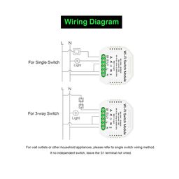 Smart WiFi Switch Relay for in Wall Light Switch, 3 Way Switches, Fans, Bulbs, Outlets etc. WiFi Enable APP Remote Control Compatible with Alexa Google Home IFTTT DIY Smart Home Automation Module - RS2820Smart WiFi Switch Relay for in Wall Light Switch, 3 Way Switches, Fans, Bulbs, Outlets etc. WiFi Enable APP Remote Control Compatible with Alexa Google Home IFTTT DIY Smart Home Automation Module - RS2820 image 3