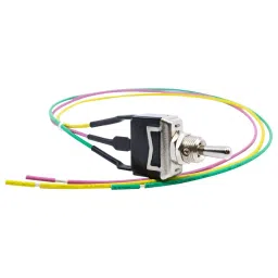 E-SWITCH TOGGLE SW, DPDT, 20A, 125VAC, PANEL, ST1WDD10-25