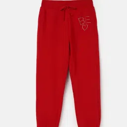 United Colors of Benetton Girls Red Solid Joggers-image-89