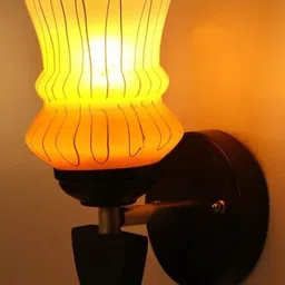 1ST TIME Yellow & White Glass Traditional Wall Lamp-picture-48