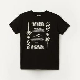 Fame Forever by Lifestyle Boys Black Cotton T-Shirt-image-48