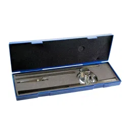 Dasqua 0-360° Silver Universal Protractor with Fine Adjustment and Magnifier, 1031-2005 image 2