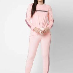 Sweet Dreams Blush Pink Lounge Wear Set-image-82