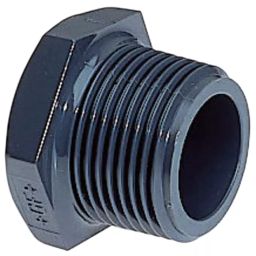 Georg Plug Fischer Plastic Pipe Fitting Straight Threaded R 19.05 mm (3/4 inch), 721961907 (Pack of 2)-image-25