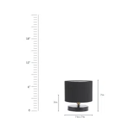 Tucasa NTU-219 B-22 Table Lamp with Metal Base (Black) image 2