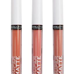 Makeup Revolution Relove Super Matte Liquid Lip Set - Blush-10