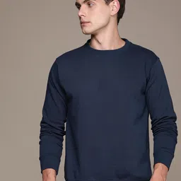 The Roadster Lifestyle Co.Men Round Neck Full Sleeve Knitted Pullover Sweatshirt-picture-12