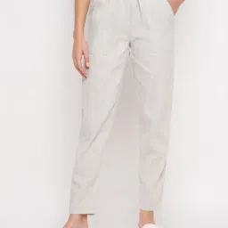 BRINNS Light Grey Straight Fit Mid Rise Trousers-image-41