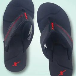 Sparx Men's Black Flip Flops-79