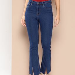 Chemistry Women Bootcut Fit Hem Slit Detailed Stretchable Jeans-picture-34