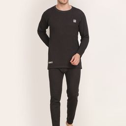 OOSHIN UK Men Cotton Round Neck Thermal Set-image-89