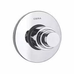 CERA Concealed Push Type Single Flush Valve Wall Mount 40 mm Chrome, F8010110-3