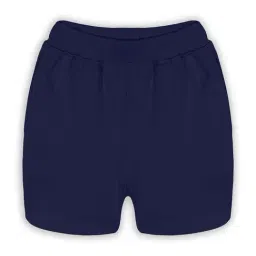 Kiddopanti Kids Navy Solid Shorts-picture-37