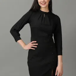 showoffff SHOWOFF Black Regular Fit Bodycon Dress-picture-42