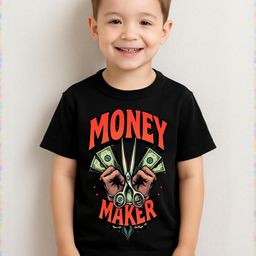 Stubborn Thread Boys Black Tshirts-image-97