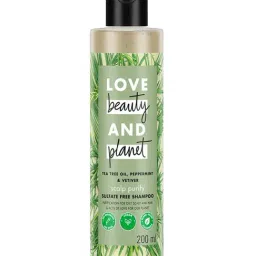 Love Beauty & Planet Tea Tree Oil, Peppermint & Vetiver Shampoo - 200 ml-picture-3