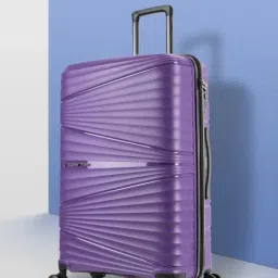Nasher Miles Mumbai Hard-Sided Polypropylene Check-in Luggage Purple 28 inch |75cm Trolley Bag-image-84