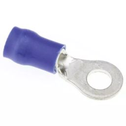 JST (JAPAN SOLDERLESS TERMINALS) R Insulated Ring Terminal 4mm Stud Size 1mm² to 2.6mm² Wire Size Blue, FVDWS2-4 (Pack of 100 Pcs)-image-12