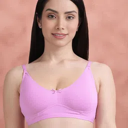 Susie Full Coverage Lightly Padded Non-Wired Cotton Bra-picture-5