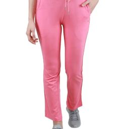 Monte Carlo Pink Regular Fit Mid Rise Track Pants-image-76