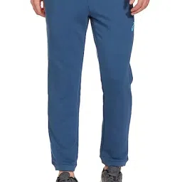 Asics Basic Logo Blue Regular Fit Sports Joggers-image-3