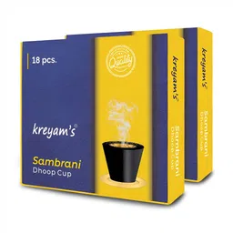 kreyam's Pack Of 2 Gugal Sambrani Dhoop Cups-picture-6