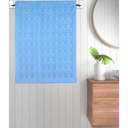 FABINALIV Set of 2 Blue Cartoon 300 GSM Cotton Kids Bath Towels (110X55 cm)-image-40