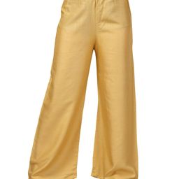 Aarika Cotton Solid Palazzo - Fawn-image-53