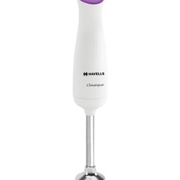 Havells Classique- S Low Noise 300 watt Hand Blender with Detachable Stainless Steel Stem, Double Bush,Copper Motor & 2 Years Warranty(Violet and white)-image-54