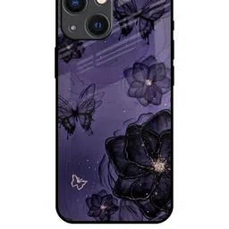 QRIOH Floral Printed iPhone 14 Plus Back Case Mobile Accessories-picture-42