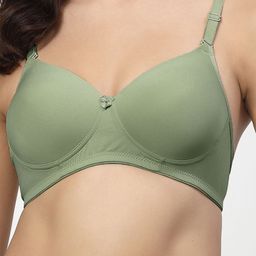 LILY dapyklis Full Coverage Lightly Padded Non-Wired Back Closure T-shirt Bra image 5