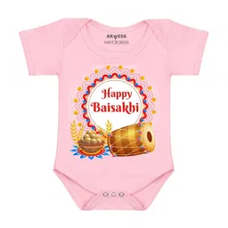 Arvesa Happy BaisakhiPrinted Romper-55