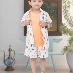 NEW GEN Boys Printed Shirt with Shorts-image-75