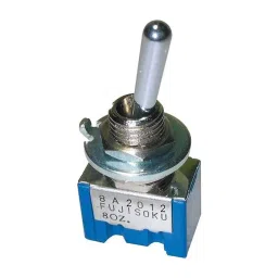 NIDEC COMPONENTS TOGGLE SW, DPDT, 6A, 125V, PANEL, 8A2012-Z-47