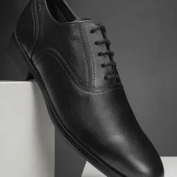 Red Tape Men's Black Oxford Shoes-picture-47