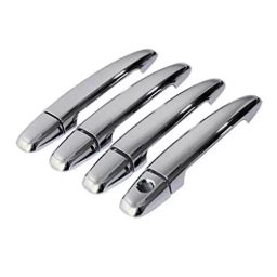 Auto Pearl Door Handle Latch Cover Chrome Finish Compatible For Mahindra Scorpio (Set of 4)-22