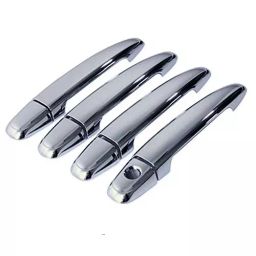 Auto Pearl Door Handle Latch Cover Chrome Finish Compatible For Ford Aspire 2019 (Set of 4)-picture-13