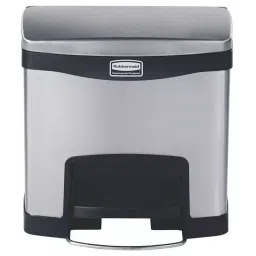 RUBBERMAID Slim Jim 15L Chrome Pedal Stainless Steel Waste Bin, 1901982-picture-32