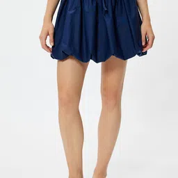 Koton Pure Cotton Flared Mini Skirts-picture-56