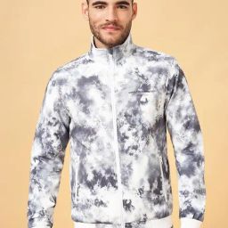 Urban Ranger by Pantaloons Grey Regular Fit Printed Jacket-12