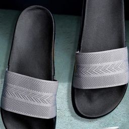 Pampy Angel Men Grey Flip Flops-image-55