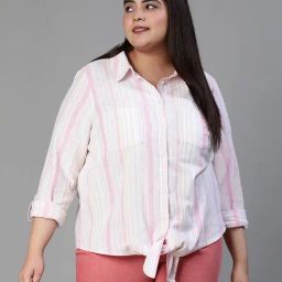 Oxolloxo Multicolor Cotton Striped Shirt-image-78