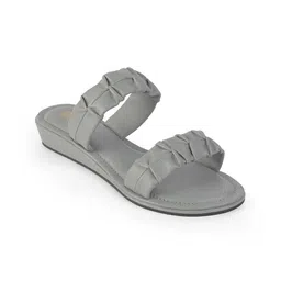 Tresmode Women Open Toe Flats with Bows-74