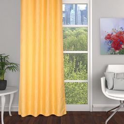 Aura Yellow Room Darkening Door Curtain-image-90