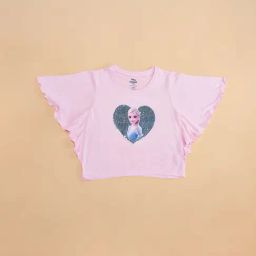 Pantaloons Junior Pink Embellished T-Shirt-image-22