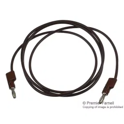 POMONA Test Lead, Banana Plug, Black, 72", B-72-1.-19