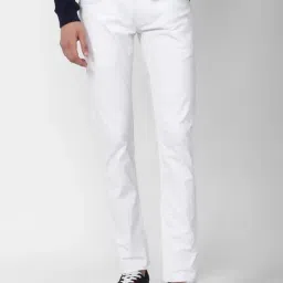 Peter England Jeans White Slim Fit Jeans-picture-29